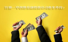 注冊一個香港金融投資公司要多少錢？